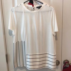 St. John Striped Blouse